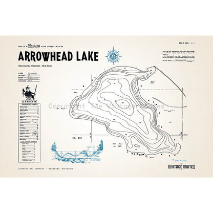 Arrowhead Lake, Vilas County, WI