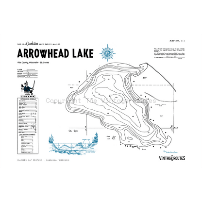 Arrowhead Lake, Vilas County, WI