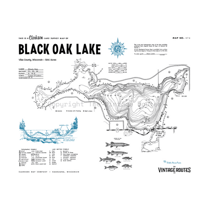 Black Oak Lake, Vilas County, WI