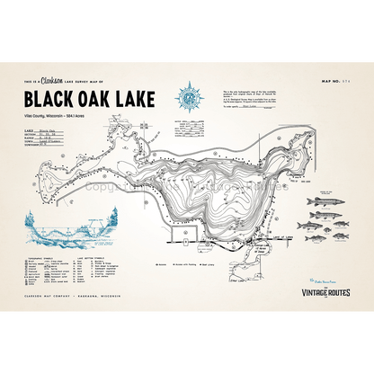 Black Oak Lake, Vilas County, WI