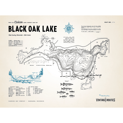 Black Oak Lake, Vilas County, WI