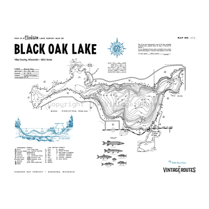 Black Oak Lake, Vilas County, WI