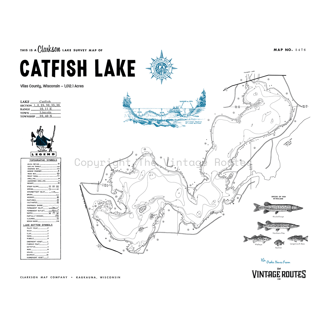 Catfish Lake, Vilas County, WI