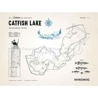 Catfish Lake, Vilas County, WI