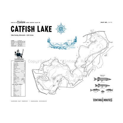 Catfish Lake, Vilas County, WI