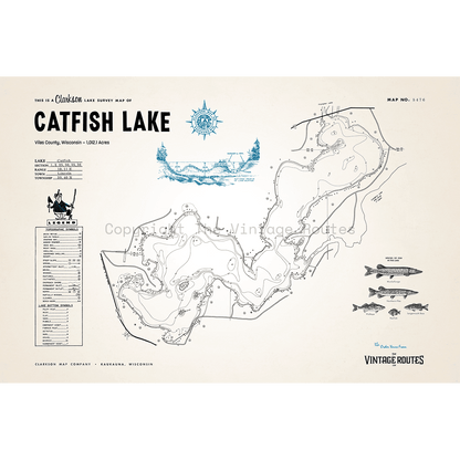 Catfish Lake, Vilas County, WI