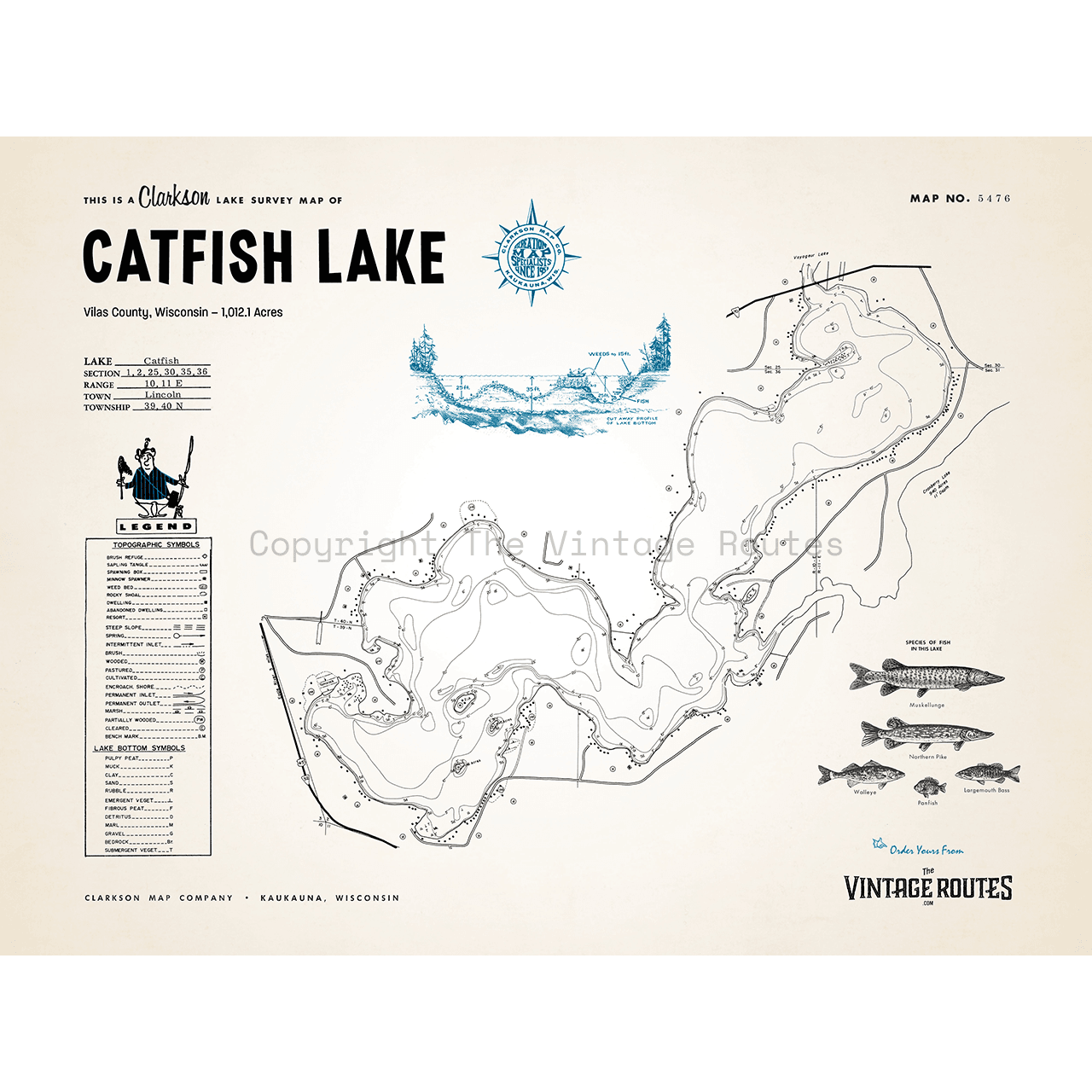 Catfish Lake, Vilas County, WI