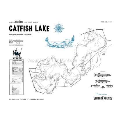 Catfish Lake, Vilas County, WI