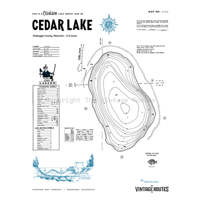 Cedar Lake, Sheboygan County, WI