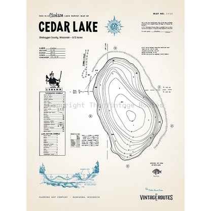 Cedar Lake, Sheboygan County, WI