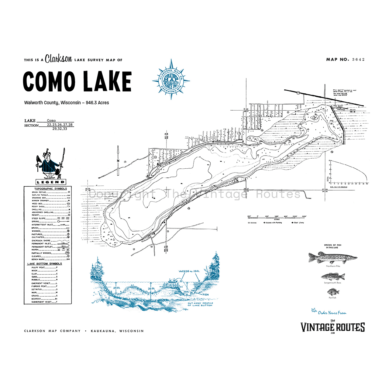 Como Lake, Walworth County, WI