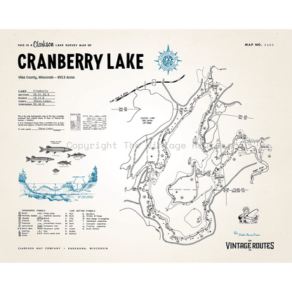 Cranberry Lake, Vilas County, WI