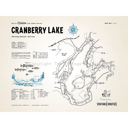 Cranberry Lake, Vilas County, WI