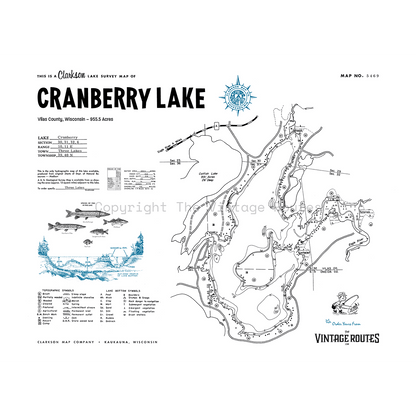 Cranberry Lake, Vilas County, WI