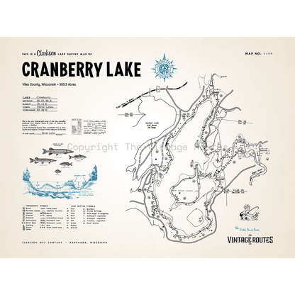 Cranberry Lake, Vilas County, WI