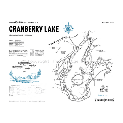 Cranberry Lake, Vilas County, WI