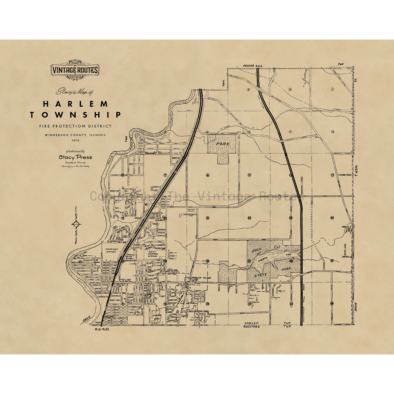 Harlem Township, IL 1973