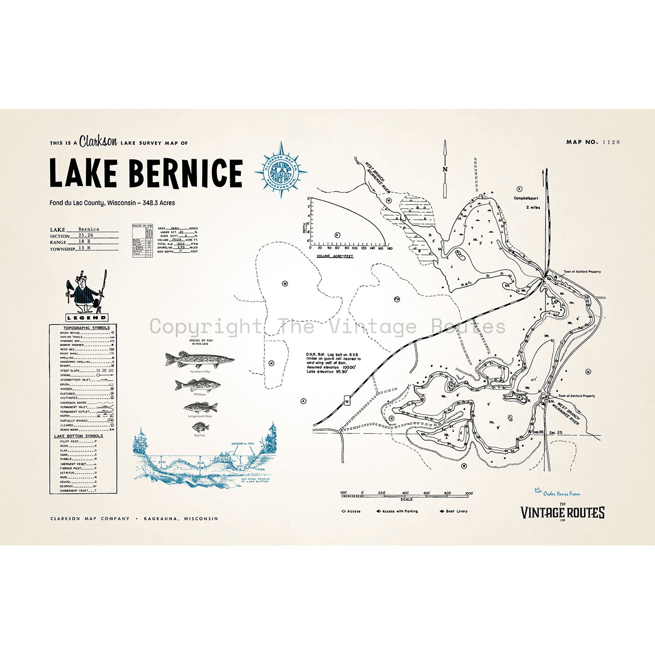 Lake Bernice, Fond du Lac County, WI