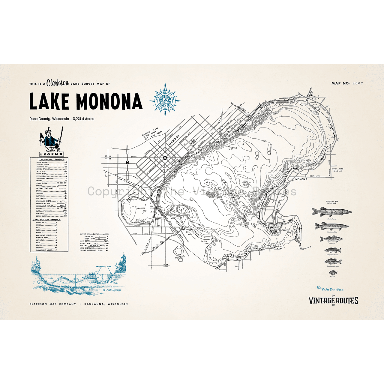 Lake Monona, Dane County, WI