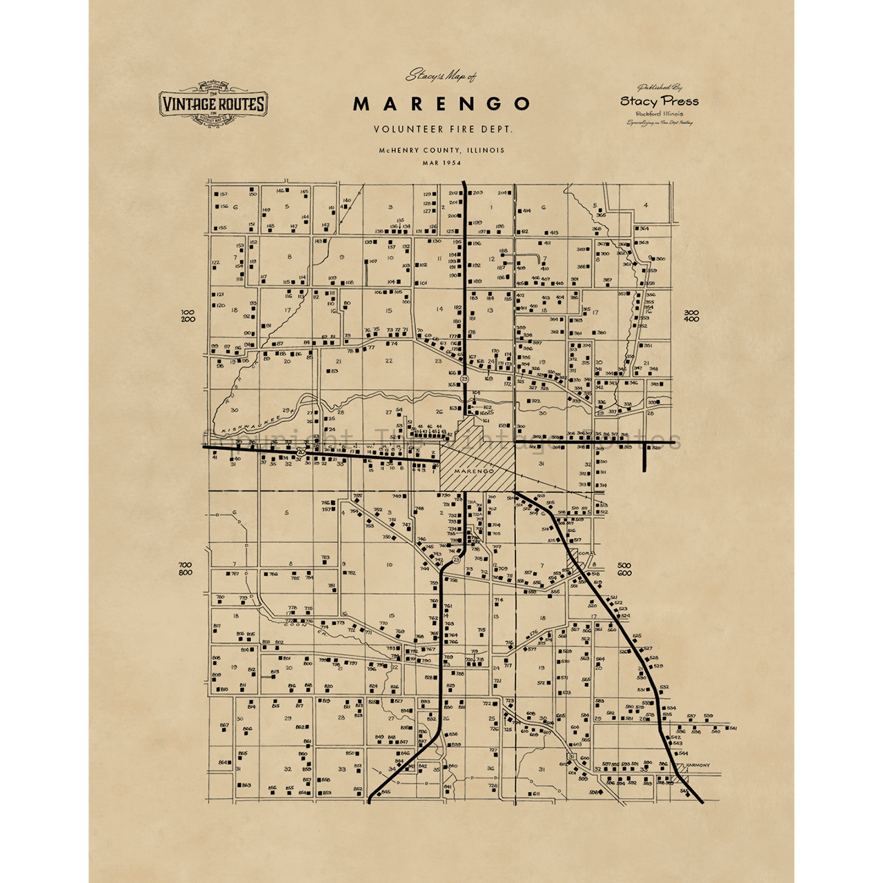 Marengo, IL 1954