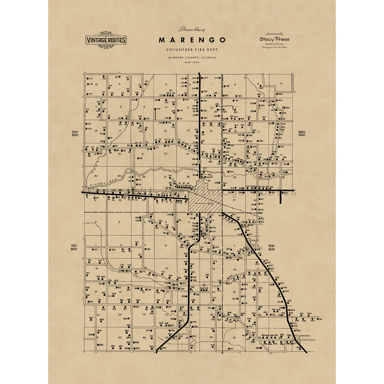 Marengo, IL 1954