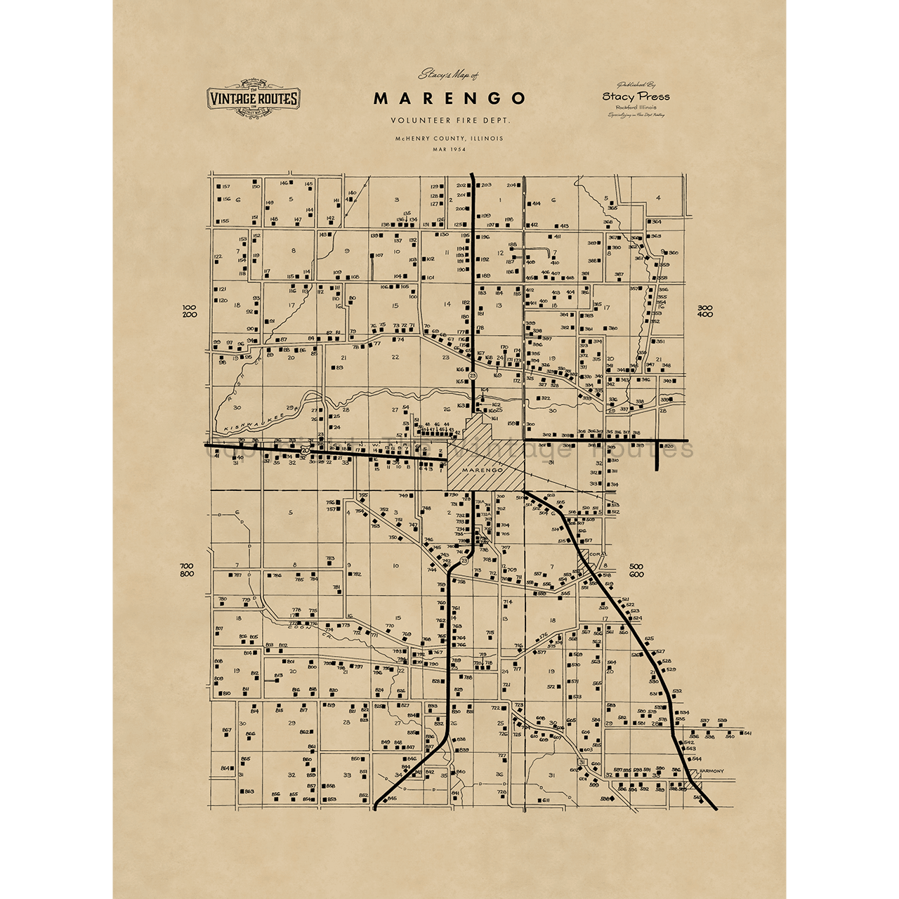 Marengo, IL 1954