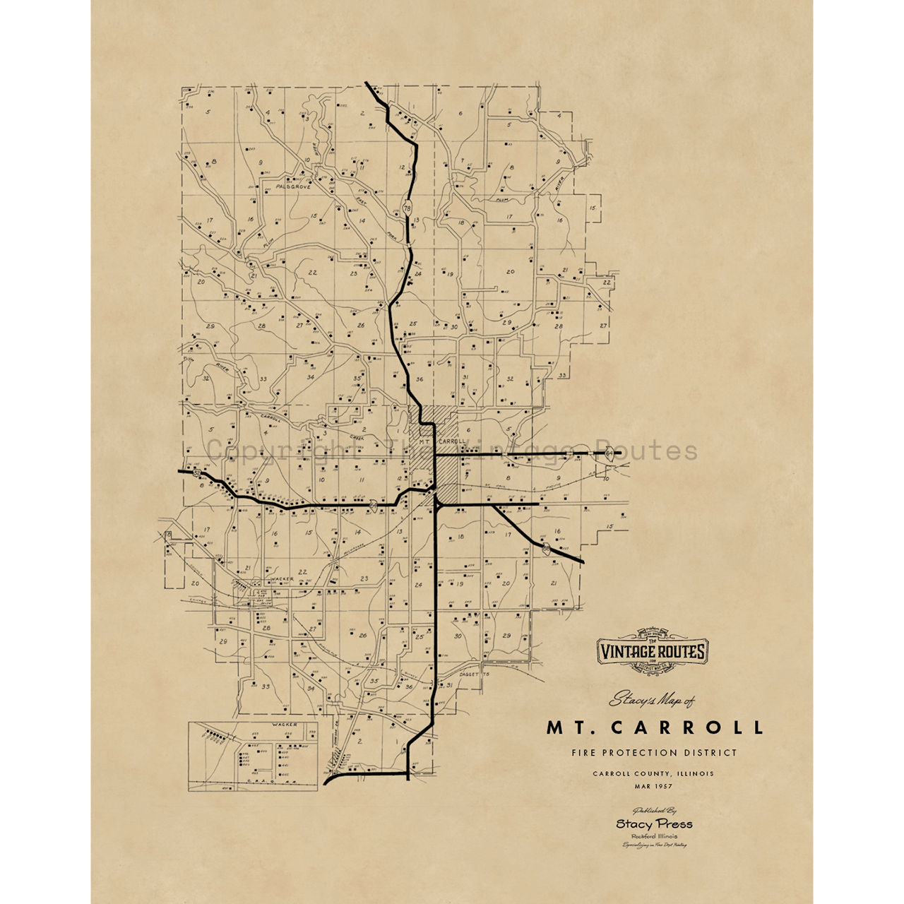 Mt Carroll, IL 1957