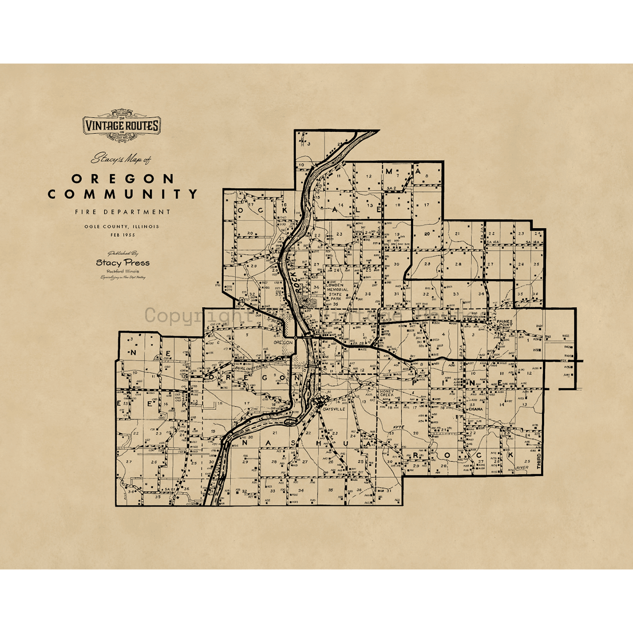 Oregon Community, IL 1951