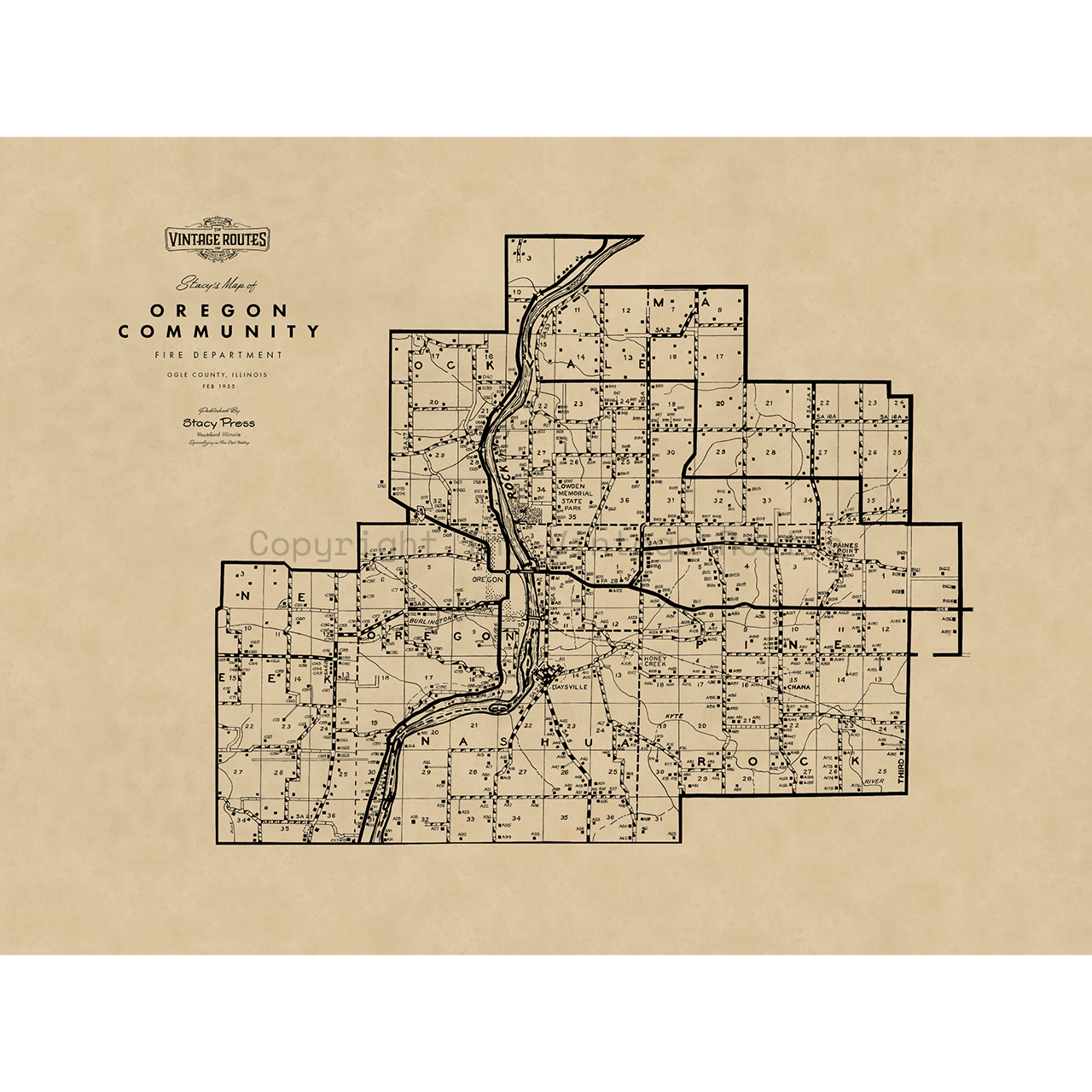 Oregon Community, IL 1951