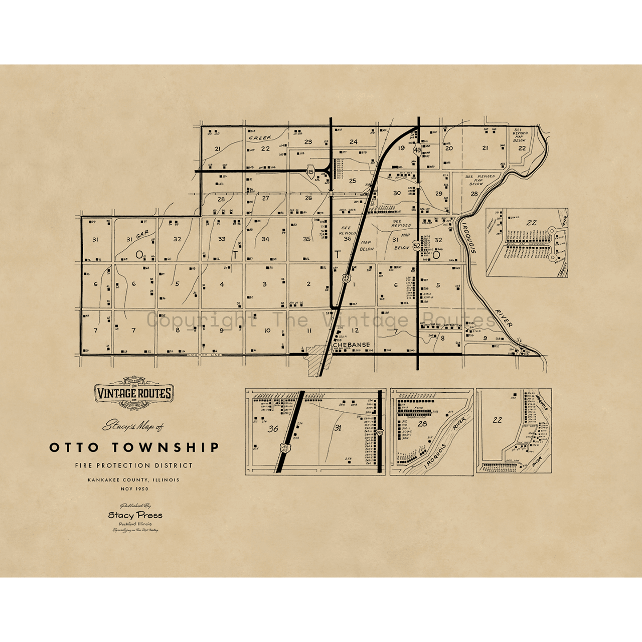 Otto Township, IL 1950