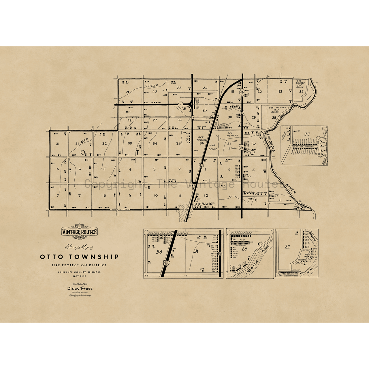 Otto Township, IL 1950