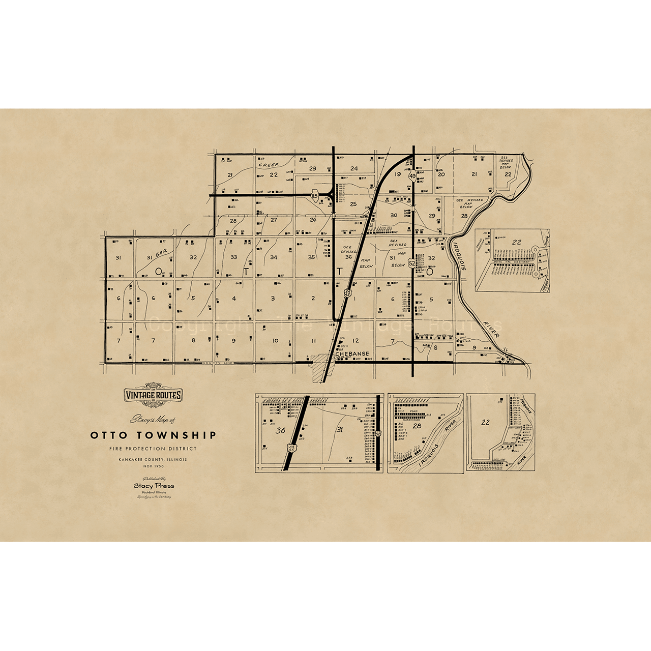 Otto Township, IL 1950