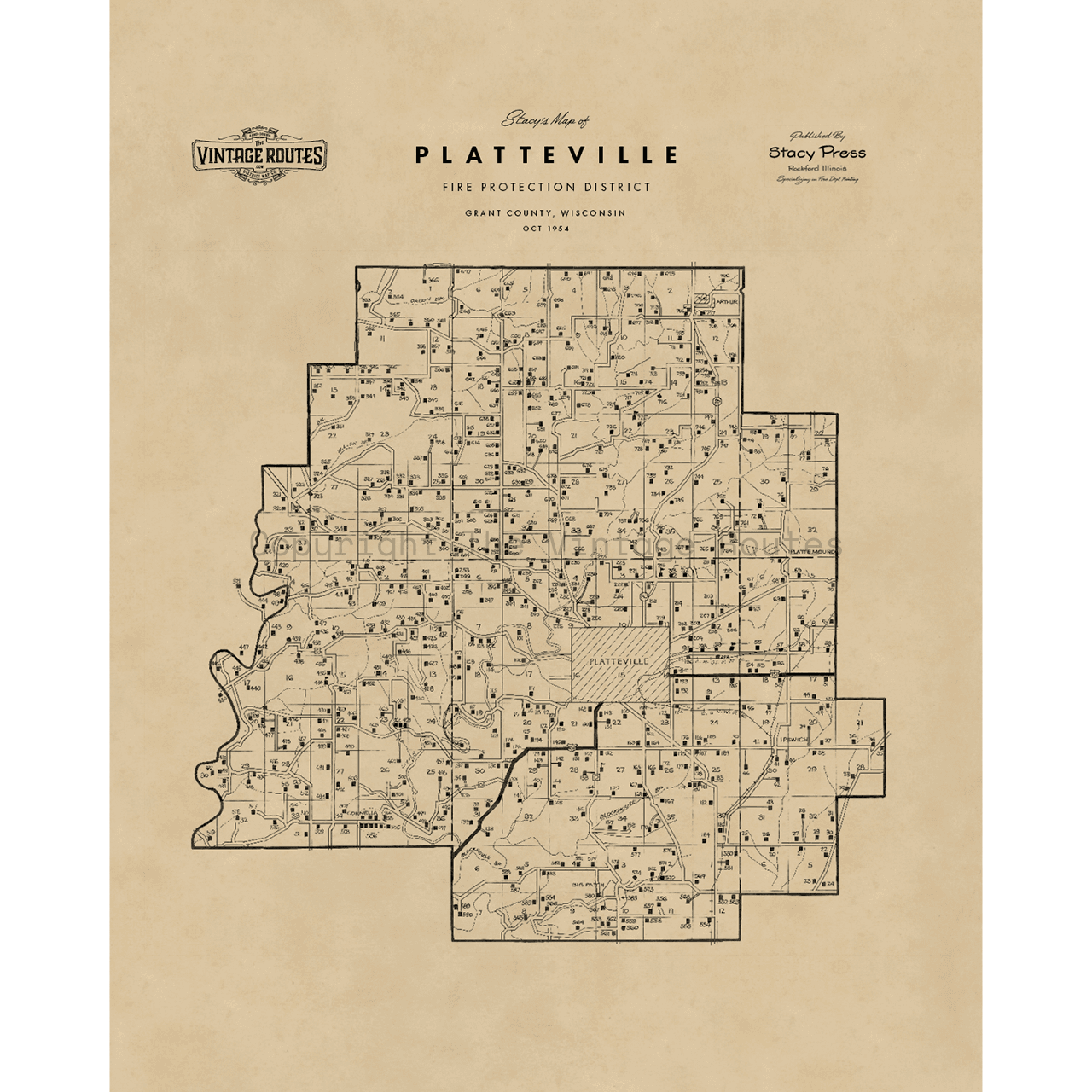 Platteville, WI 1954