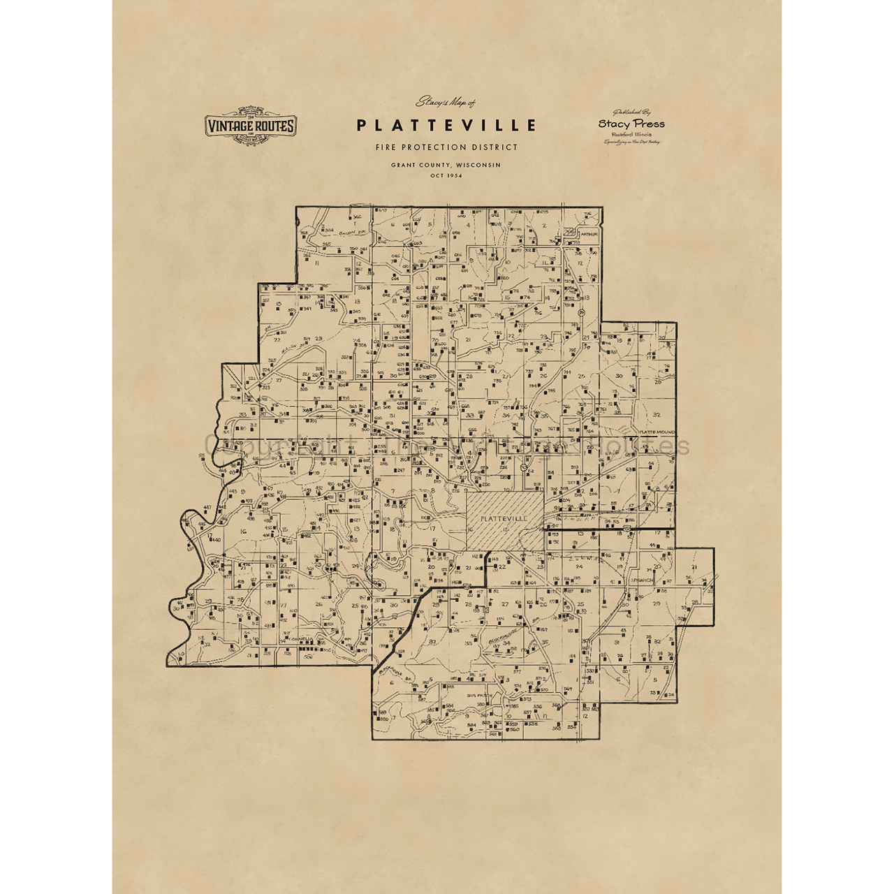 Platteville, WI 1954