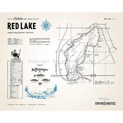 Red Lake, Douglas County, WI