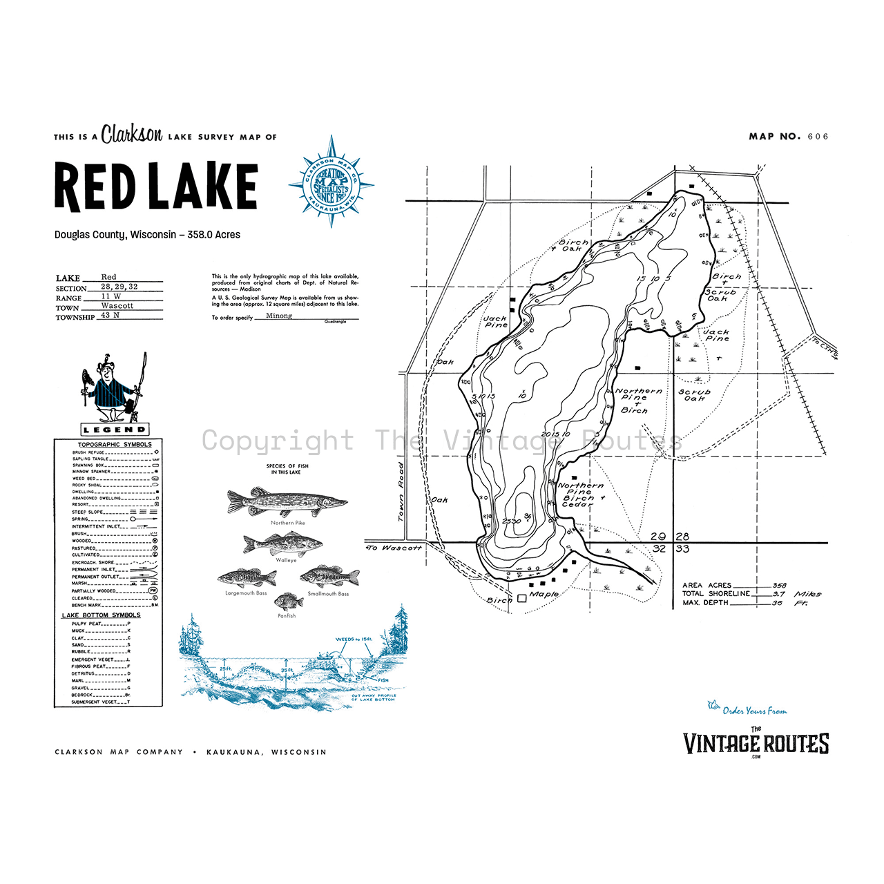 Red Lake, Douglas County, WI