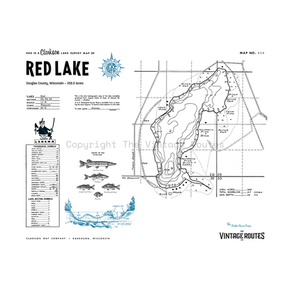 Red Lake, Douglas County, WI