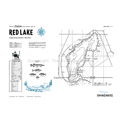 Red Lake, Douglas County, WI