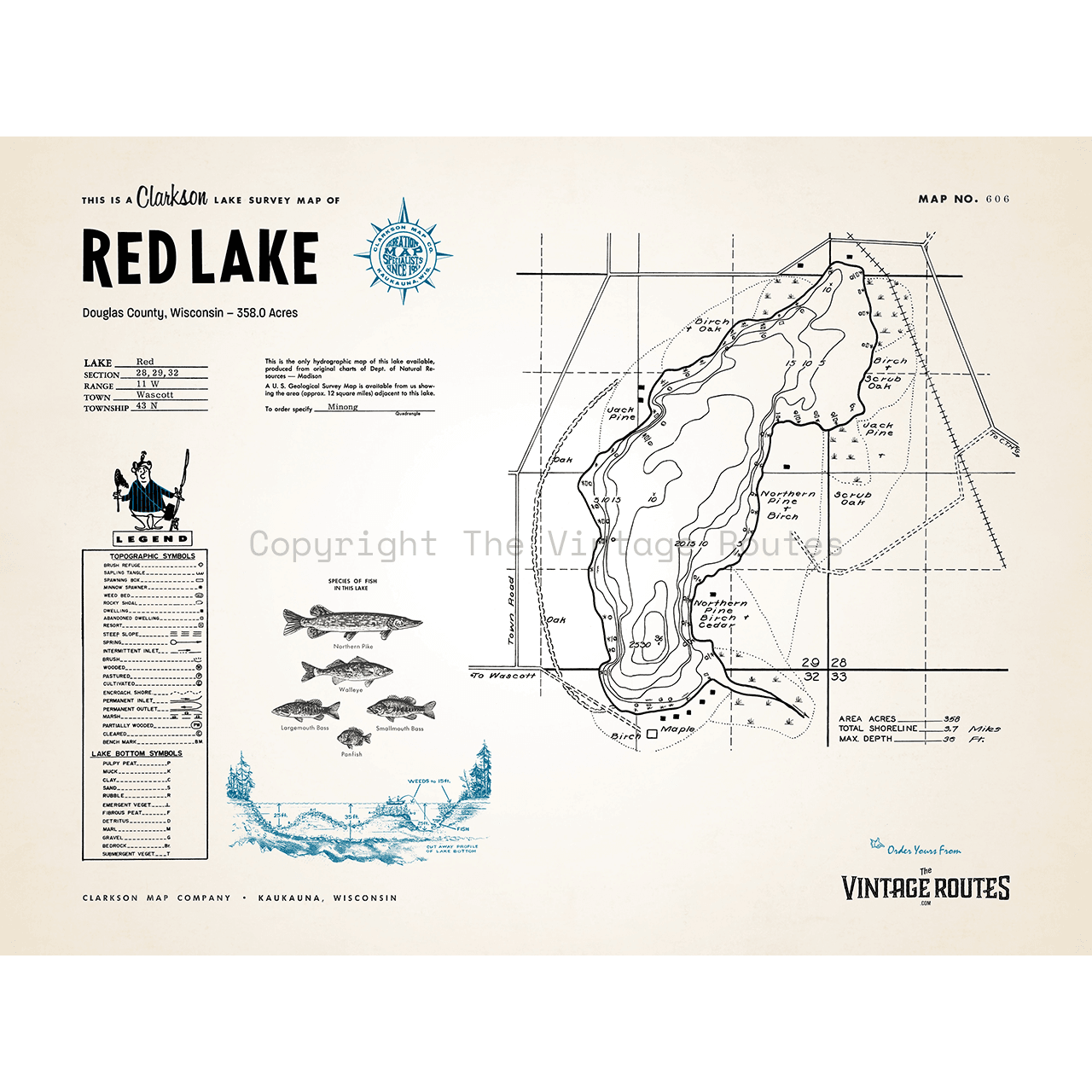 Red Lake, Douglas County, WI