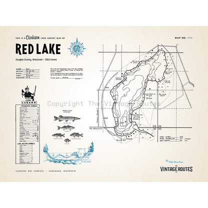 Red Lake, Douglas County, WI