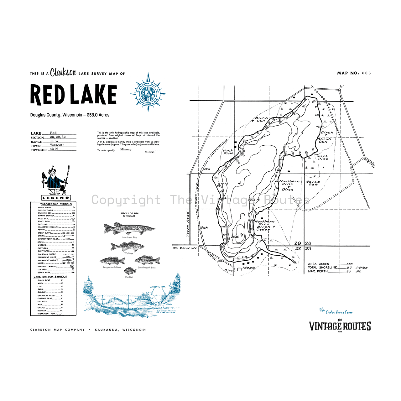 Red Lake, Douglas County, WI