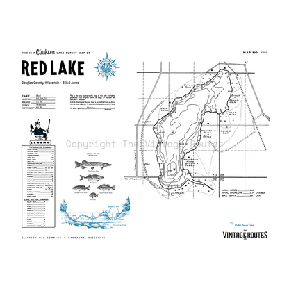 Red Lake, Douglas County, WI