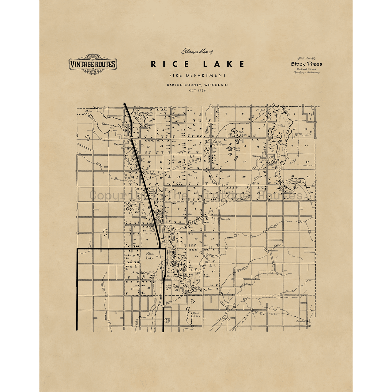 Rice Lake, WI 1958