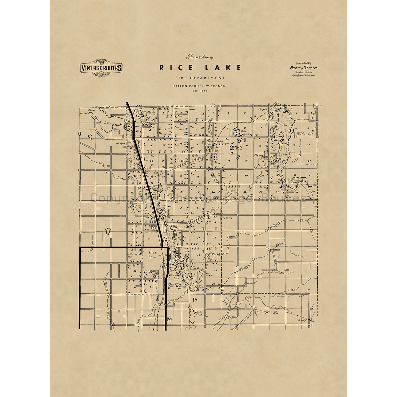 Rice Lake, WI 1958