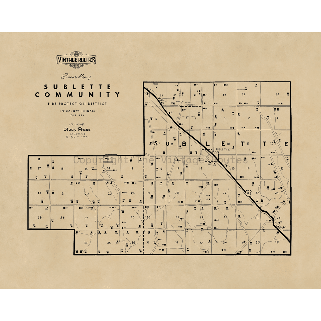 Sublette Community, IL 1953