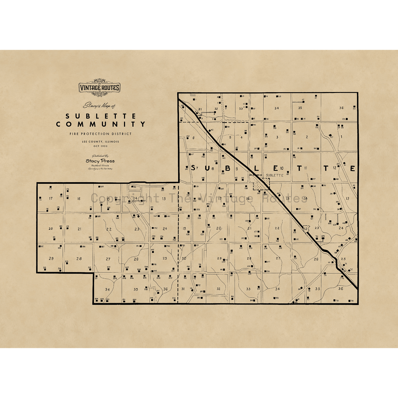 Sublette Community, IL 1953