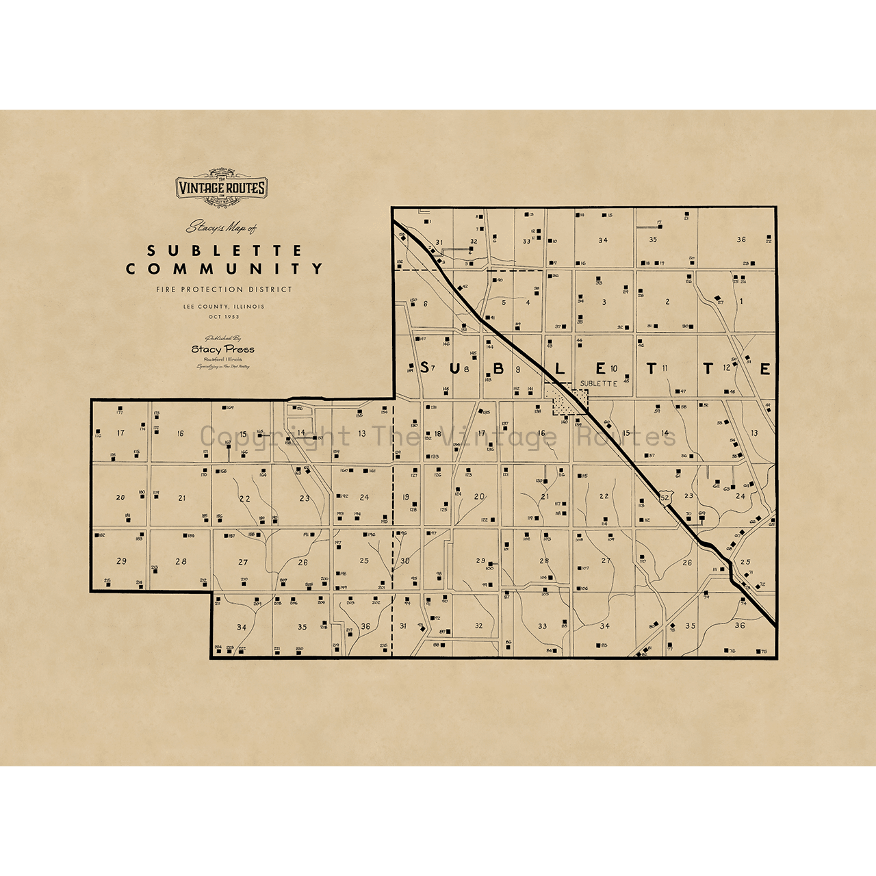 Sublette Community, IL 1953